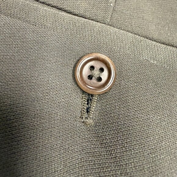 Giorgio Armani Collezioni Dress Pants Brown Wool Trousers 36x30 - Picture 12 of 12